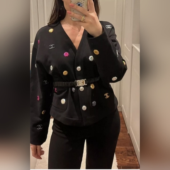 Chanel crystal jeweled jacket Fr36 - Picture 3 of 10